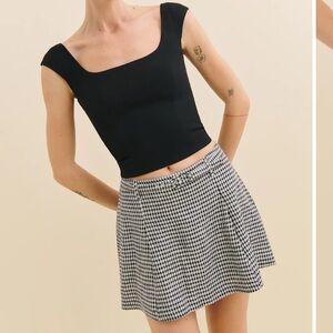 Reformation linen skirt NWT